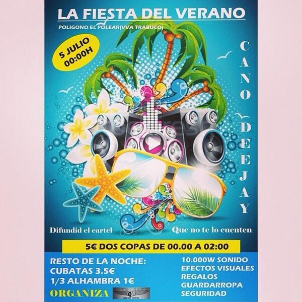 DownTown_copas's tweet photo. ¿Estas preparad@? Ven el 5 de julio a la fiesta del verano. Música con @canodeejay organiza #DOWNTOWN http://t.co/7HVzaGz9Kc