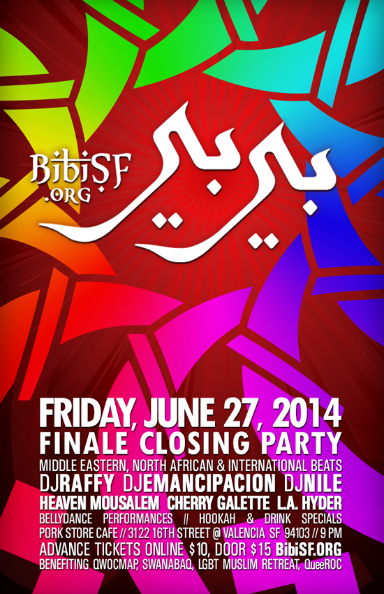 BibiSF's tweet photo. FRI JUN 27: BibiSF Finale Party Online Tickets + Global Village Stage &amp; Pride Parade Schedules http://t.co/H8uarOd9Ni http://t.co/AWmogha4SV