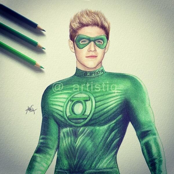 green lantern pencil drawings