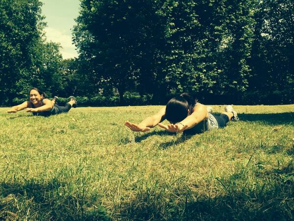 Great to see you Fiona <a href="/UKGap/">Gap UK</a> today for <a href="/ELLEUKrunning/">Mrs Crazy</a> #sametimenextweek <a href="/amylawrenson/">Amy Lawrenson</a>