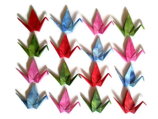 PaperyGoods's tweet photo. There's a new item in my shop! Stickers Origami Cranes "Batik" Origami Cranes Set of 16 Scrapbooking Cardmaking D... http://t.co/iqIqIIrpE0