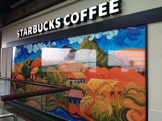 ArtByLoyd's tweet photo. Starbucks in Honolulu Airport! http://t.co/NuKFu7ODBI