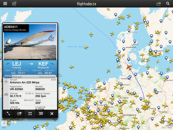 Flightradar24 On Twitter Antonov An 225 Mriya Is Flying From Leipzig To Keflavik On Iceland Http T Co Lk5jzwyzbi Http T Co Pgflocjibb
