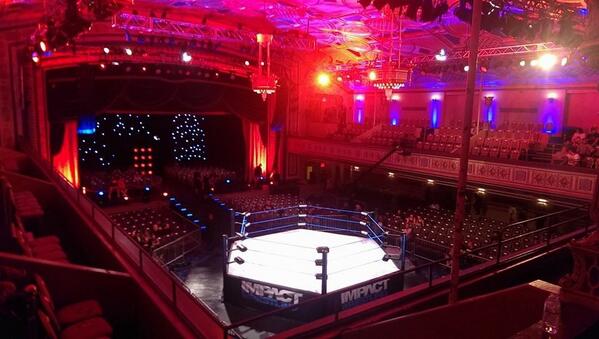 Marks4Life's tweet photo. It's baaaaaack #6sided @IMPACTWRESTLING yay or nay #99ProblemsButARingAint1 http://t.co/PcmGRKeOgV