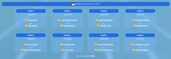 TheSPL's tweet photo. Next week’s match ups http://t.co/DeLZFEVQYy