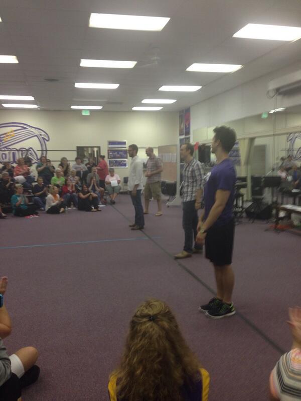 It was awesome for Bonus Track to visit and perform for us last night! Good luck in Vegas guys! #barbershop