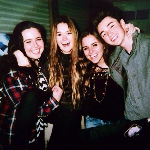 CloseToChance's tweet image. [NEW PICTURE]: Alexa, Greyson's sister, is leaving again!:( (goodbye party pictures)