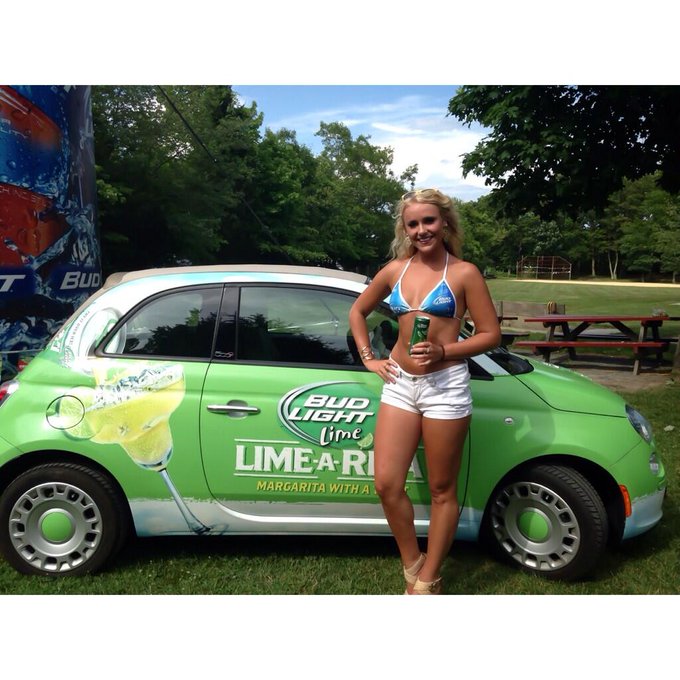 Bud lime car 💁 http://t.co/IAs6ShkI0Y