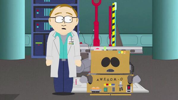 SouthPark's tweet image. &quot;I am the AWESOM-O four thousand.&quot; #SouthPark #AWESOMO