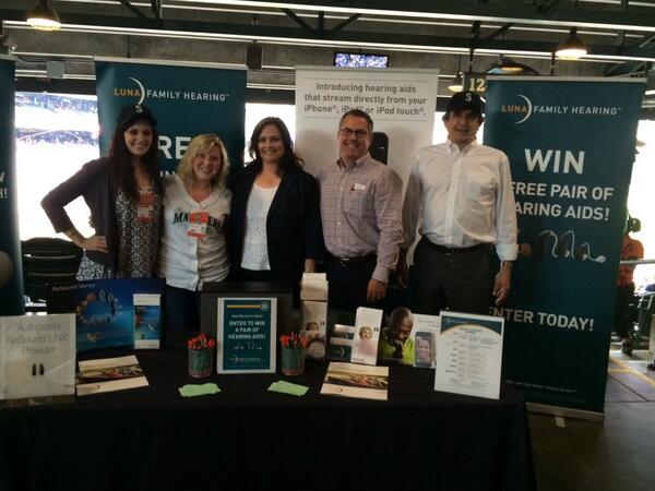 Stop by at tonight's Mariners game at 124. Ask us about the Made for iPhone hearing aids. #ReSoundLiNX #Mariners