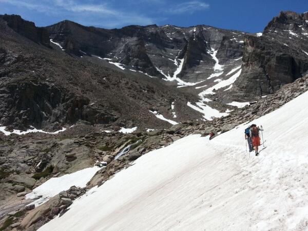 GoodcaTdsm's tweet photo. Hiking in Rocky Mtn Natl Park, great views. Stoked for Boulder tonight, Denver next two days. http://t.co/Hi6eoKWoJE