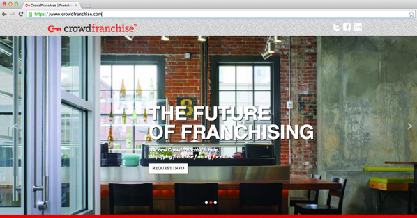 CrowdFranchise's tweet photo. Have you seen our new, beautiful homepage? Check it out on http://t.co/tFJYIIK8lc! #design #webdesign #franchisenews http://t.co/bjRKKb4DNo