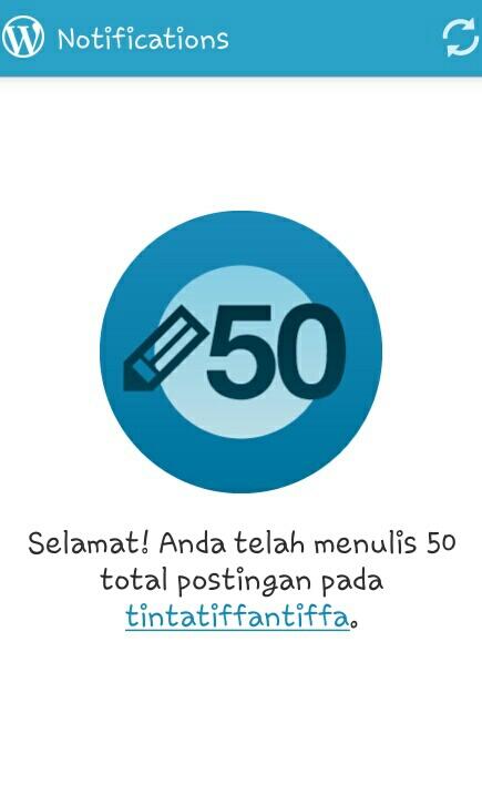TiffanTiffa's tweet photo. Alhamdulillah belum genap setahun blog saya sudah mencapai 50 tulisan..ayo biasakan 1 tulisan perbulan http://t.co/Bv06uVF79n