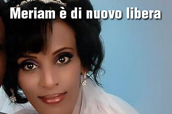 Avvenire_Nei's tweet photo. Sudan, Meriam di nuovo libera. #freemeriam http://t.co/jsWWXJJ4ai http://t.co/jkDbgP4XKH