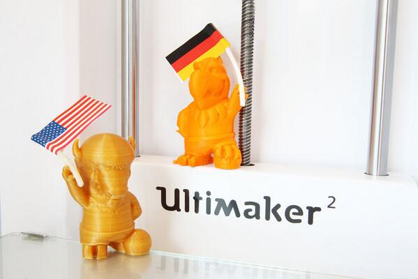 Ultimaker's tweet photo. #USA vs. #GER at 12PM EST. Who will be the winning team? http://t.co/cYQeIwhnon