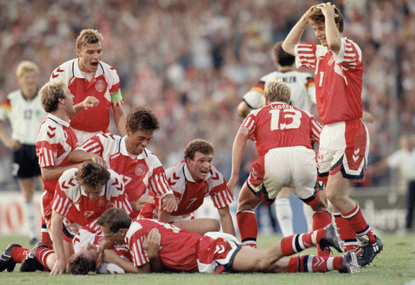 #OnThisDay in 1992 Denmark won the European Championships. #GetInspired bbc.in/1mYyMU2