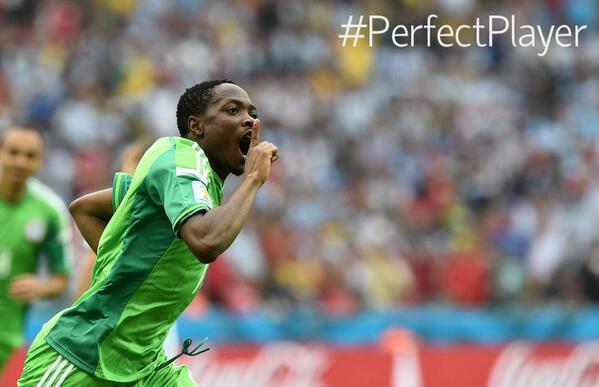 BirlaWhite's tweet image. With two goals to equalise in last night's match, Musa proved that he is the #PerfectPlayer for his team! #ARGvsNGR