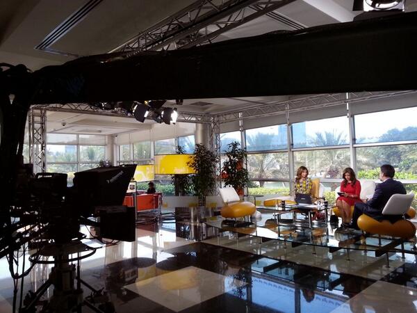 jayeflores's tweet photo. @HayekMG  on Al Arabiya morning show. http://t.co/4BEjItzJpE