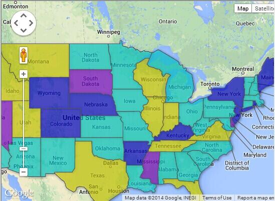 Are #drones restricted in your state? This map will show you. diydrones.com/m/blogpost?id=… #UAV #Tattu #battery