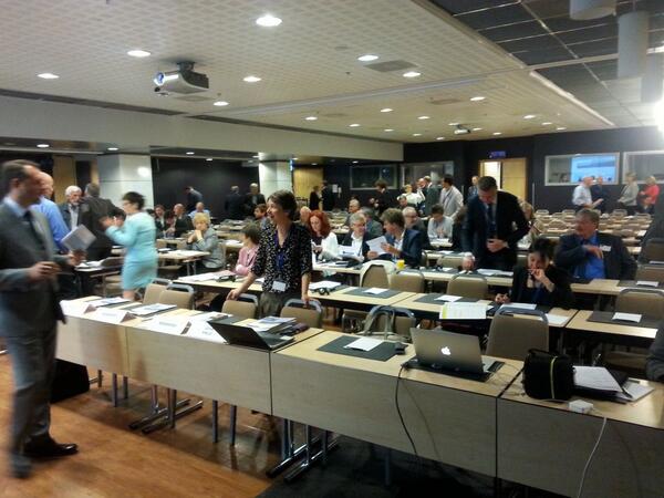 CESIunions's tweet image. The room is filling up! About to hear from Econ. Affairs minister @EstonianGovt on new tech in public sector #CESIweb