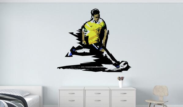 How about some World Cup themed designs to brighten the kids bedroom? NEYMARRRRRRRRRR!
