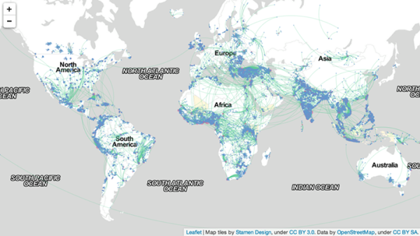 Smart Cities Dive On Twitter Lagos Is The World S Fastest Urbanizing City On Facebook S Global Migration Map Http T Co A5xalna964 Http T Co Hdlpiwlybs