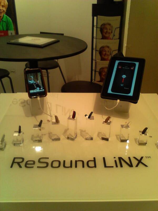 A cool way to hear!!! Maybe now it wont take 7 yrs...#CEWeek2014 #ReSoundLiNX Peace