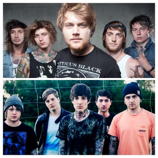bandsmaniac's tweet photo. RT for Asking Alexandria - Favourite for Bring Me The Horizon http://t.co/oTcdYbUleS