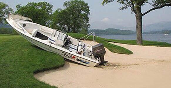 worldgolfnet's tweet photo. This is when you know your in a deep bunker! What's the strangest thing you have found in a bunker? http://t.co/bGIPCMHeGR