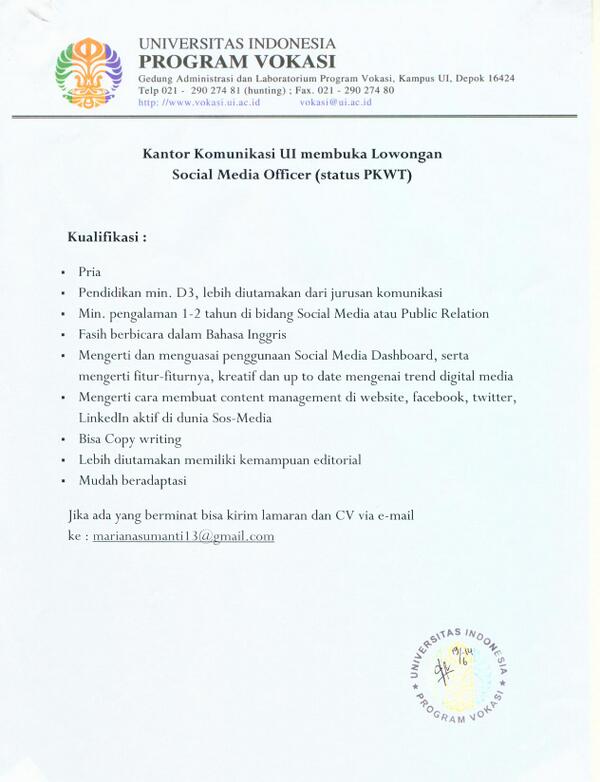Vokasi Komunikasi UI tweet media