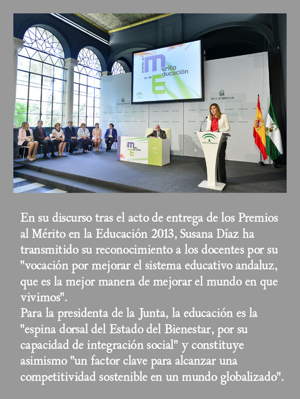 SusanaDiaz_info's tweet photo. @_susanadiaz agradece a los profesores el esfuerzo para sacar adelante el sistema educativo público http://t.co/eSdCedNtJV