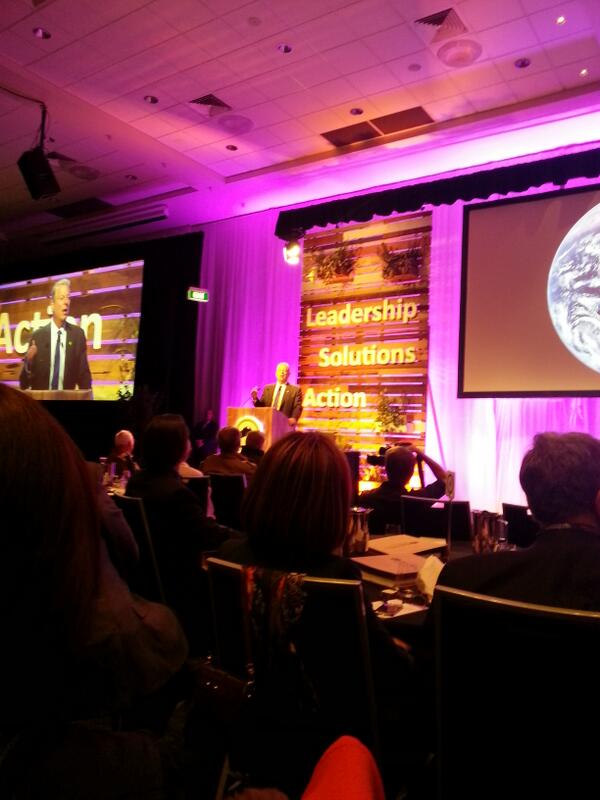 Mayerlicious's tweet photo. #CRinAU The climate change problems will be resolved if there is a grassroot movement (Al Gore) http://t.co/nbDnDQZWTG