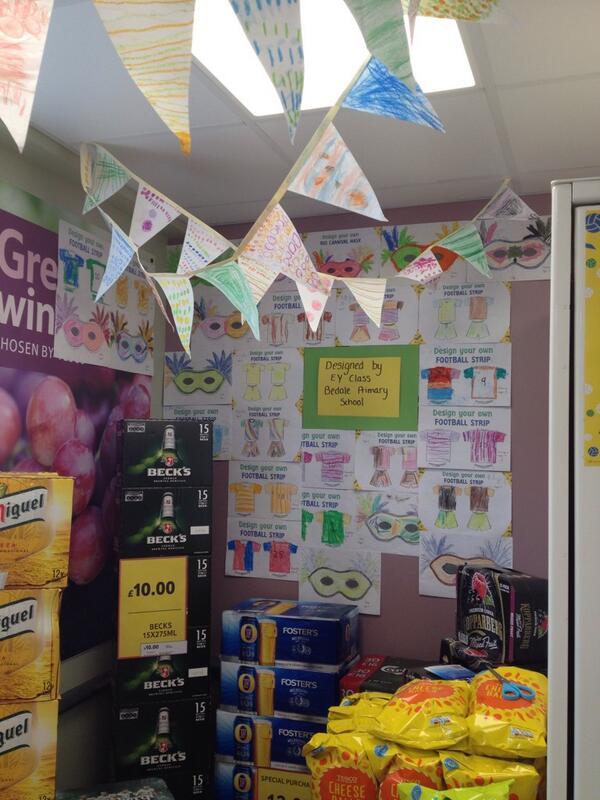 A HUGE thank you to Bedale Primary Reception for brightening up our corner. #community #Bedale #art #carnival