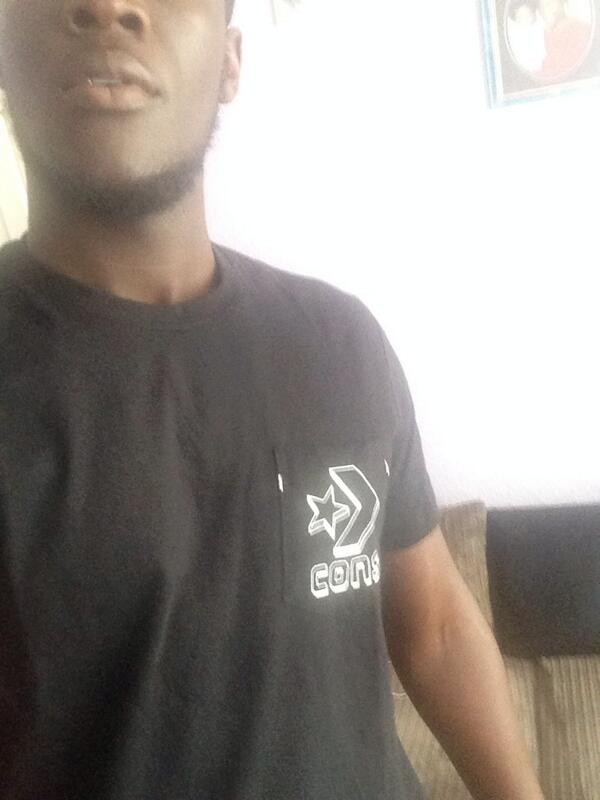 stormzy's tweet photo. About to step out in some real merky wear courtesy of @Converse #ConsProjectLdn 💪💯 http://t.co/9dL7OkcIhq