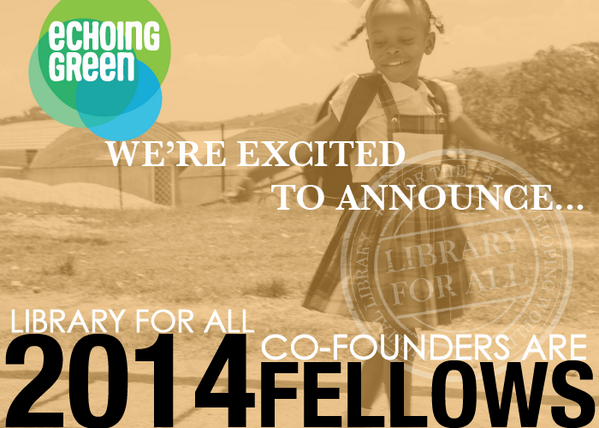 NABU_Global's tweet photo. Exciting news:we're 2014 @echoinggreen Global Fellows! Thanks to our incredible team for their hard work &amp; dedication http://t.co/eovgm1j2u6