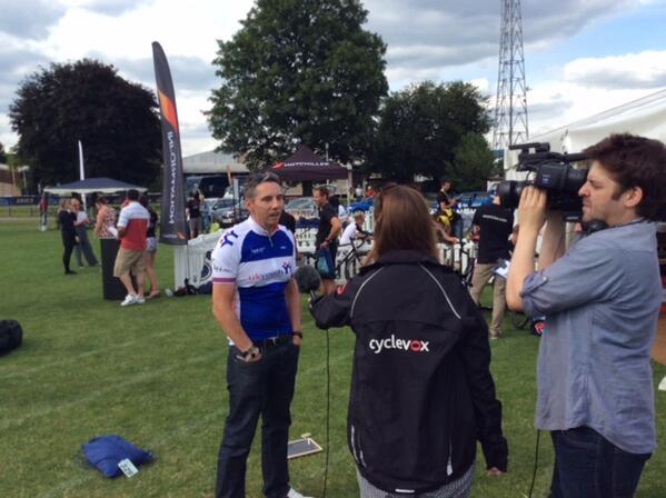 Our brilliant #L2P2014 rider <a href="/JonL2P/">Jon Moore</a> was interviewed by <a href="/cyclevox/">Cyclevox</a> for @Eurosport last night! Way to go Jon :)