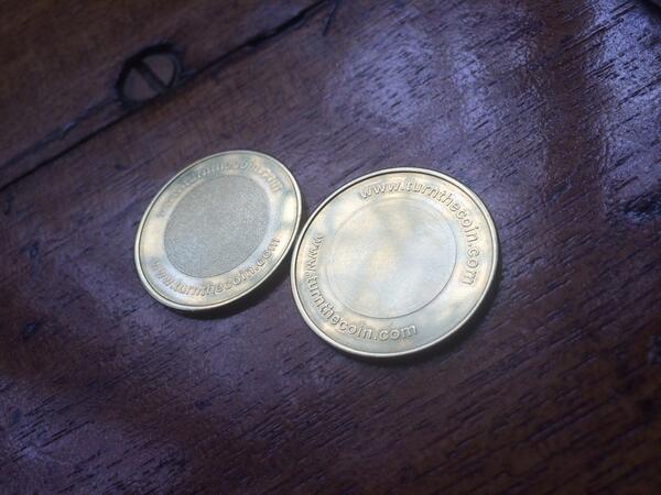 goodbizfest's tweet photo. We're reminded to remember we can 'turn the coin' and make the right decisions #Time4PlanC @davidskews #ifb2014 http://t.co/agN4BIcWdV