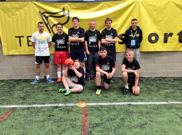 "Having so much fun" Says Redcar and Cleveland Football team at The Sainsyburys School Games in the TVV #2014SSG