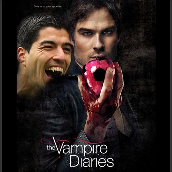 Vamp_Diaries's tweet photo. The Vampire Diaries Season 6 Adds... Luis Suarez?!  http://t.co/qqCHtz4sdn http://t.co/WISNdck63o