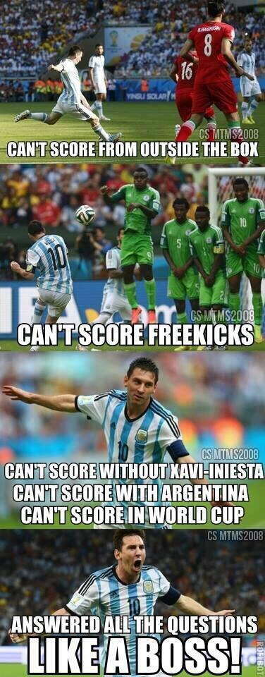 Lionel Messi...