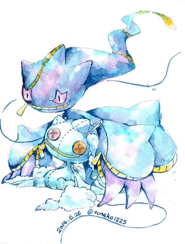 トネコ Al Twitter 久々に参加 W メガジュペッタのデザインがすごく好き ポケモン版深夜の真剣お絵描き60分一本勝負 ポケモン版 Http T Co R147qds9zk Twitter