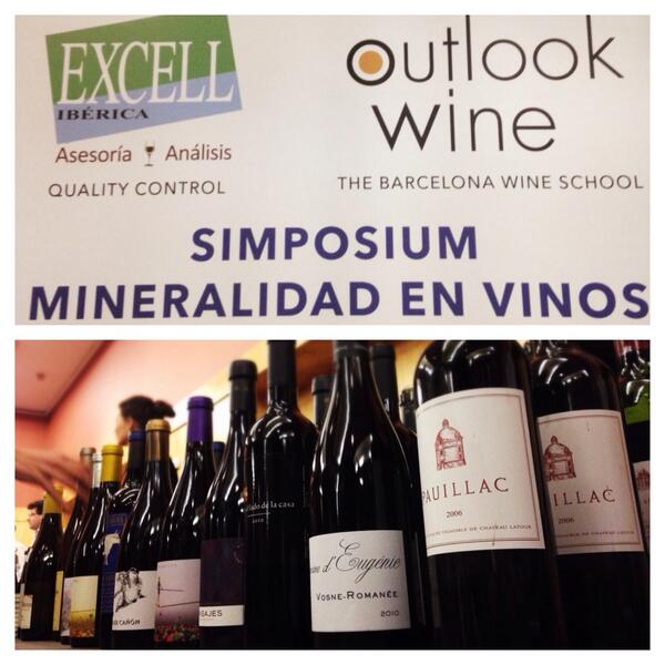 vilaviniteca's tweet photo. En el simposium "Mineralidad en vinos" de @OutlookWine @Excelliberica con vinos de @uvasfelices http://t.co/5npR5ZPqH5