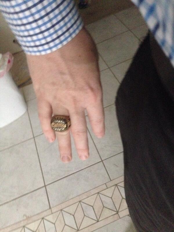 spreadpool's tweet photo. @FR0IV @BillyOHare Some days you just got to make a statement...."that's right, I'm a fucking state champ" http://t.co/1AKf9s4GPl