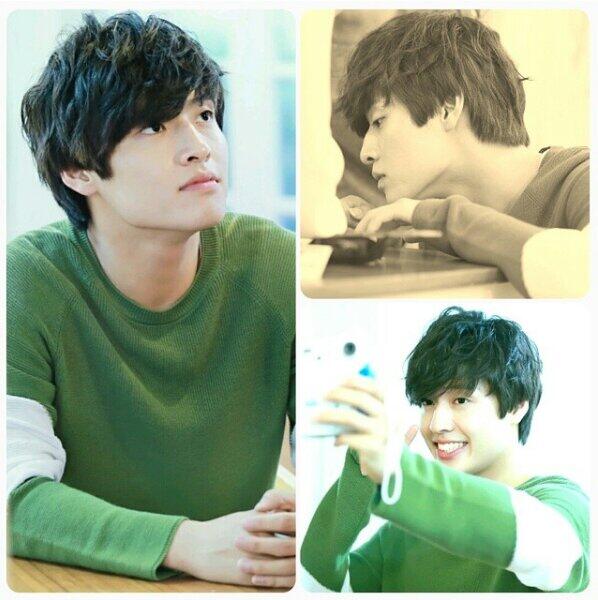 Kang Ha Neul. Instagram update. Sunbaeeee! :D