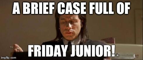 torontojj's tweet image. Look at Here, it's FRIDAAAAY JUNIOR!!!! #FridayJunior
