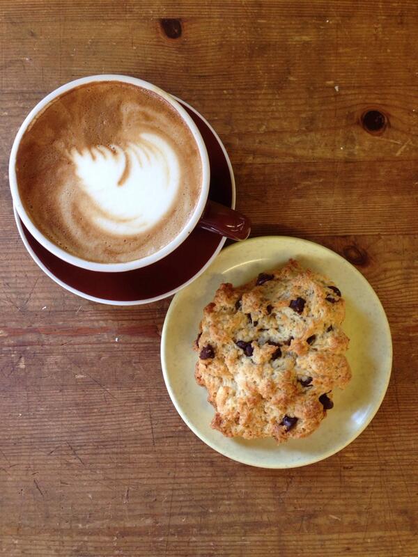 swamprabbitcafe's tweet photo. Been eating a chocolate chip scone for breakfast for the past three years. #nevergetsold #chocolatechipscone http://t.co/gAVWLphswN