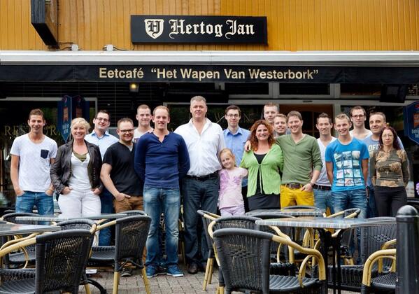 Afscheidsfoto van topteam "wapenvanbork"😊