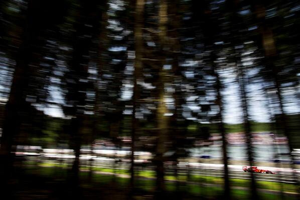 A car behind Steiermark's trees...