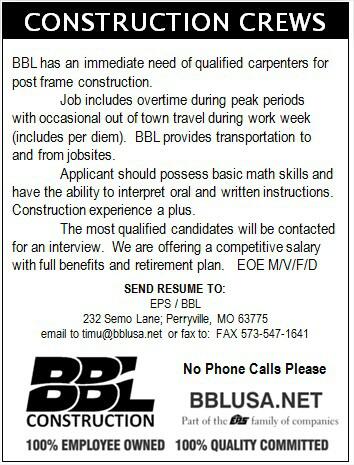 BBL_Const's tweet image. Looking for a great place to work?  We're hiring Construction Crews.  Send us your resume or stop by to apply.