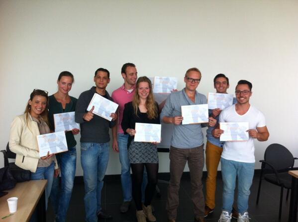 Weer 8 sales goeroes geslaagd voor de 3 daagse training salesvaardigheid!! <a href="/nhn_support/">NHN-Support</a> #sales